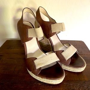 Michael Kors brown wedge